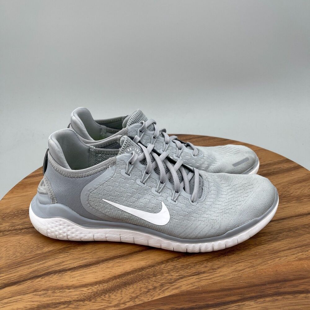 Nike Free RN Shoes Womens Size 10 Wolf Gray Running Comfort Walking Gym Sneakers